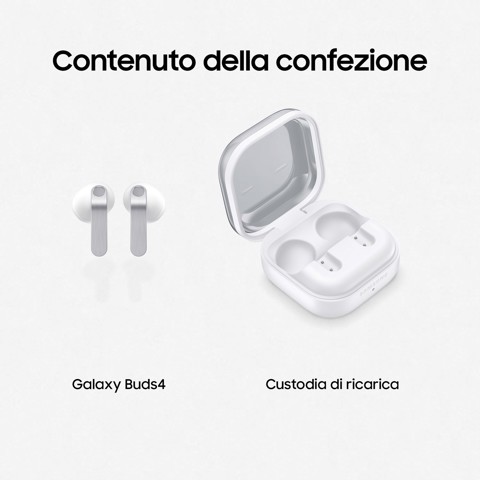 Samsung Galaxy Buds4, White, ANC, Galaxy AI