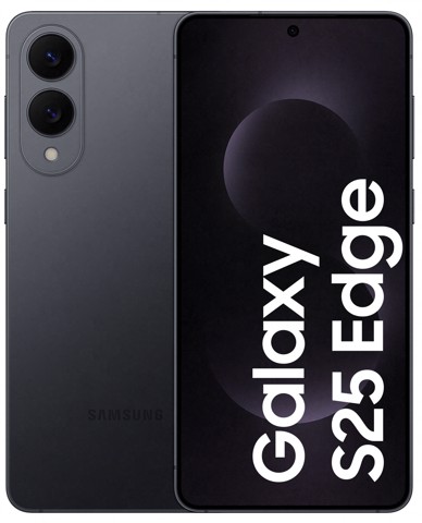 Samsung Galaxy S25 Edge, Smartphone AI, Display 6.7'' QHD+ Dynamic AMOLED 2X, Fotocamera 200MP, RAM 12GB, 512GB, 3.900 mAh, Titanium Jetblack