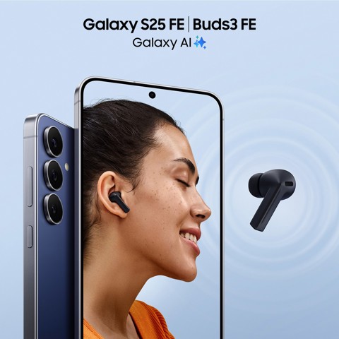 Samsung Galaxy S25 FE, Smartphone AI, Display Dynamic AMOLED 2X 6.7'', Fotocamera 50MP, 8GB RAM, 256GB, Batteria 4.900 mAh, Jetblack