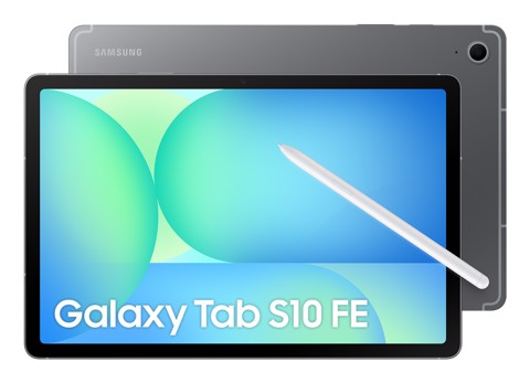 Samsung Galaxy Tab S10 FE, Tablet Android, Display 10.9" LCD, Wifi, RAM 12GB, 256GB, 8.000 mAh, S Pen, Android 15, IP68, Gray