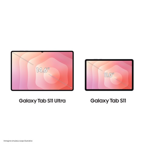 Samsung Galaxy Tab S11 Ultra 512 GB 37,1 cm (14.6") 12 GB Wi-Fi 7 (802.11be) Grigio