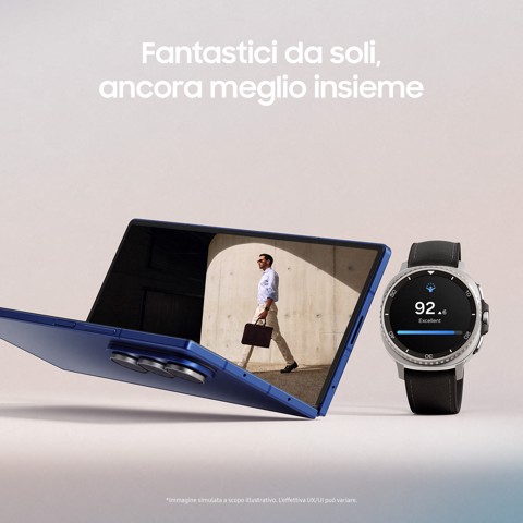 Samsung Galaxy Watch 8 Classic, Bluetooth, 46mm bianco