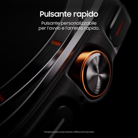 Samsung Galaxy Watch Ultra 2025 (Titanium Blue, LTE, 47mm) Smartwatch Galaxy AI, Design resistente agli urti, Batteria a lunga durata, Cassa in titanio di grado aerospaziale