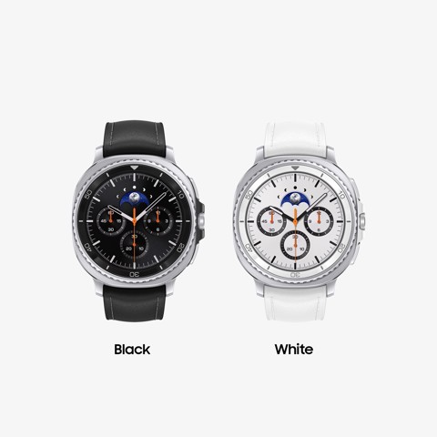 Samsung Galaxy Watch8 Classic (White, BT, 46mm) Smartwatch Galaxy AI, design resistente agli urti, lunetta girevole, processore 3nm, monitoraggio attività fisica e sonno, One UI 8
