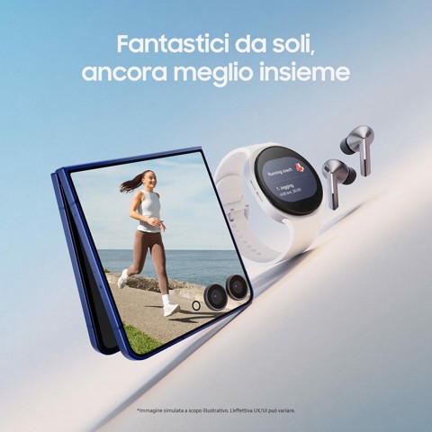 Samsung Galaxy Watch8 (Dark Gray, BT, 40mm) Smartwatch Galaxy AI, allenatore personale, design resistente agli urti, processore 3nm, monitoraggio attività fisica e sonno, One UI 8