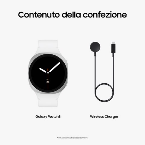 Samsung Galaxy Watch8 Galaxy Watch 8, Bluetooth, 40mm silver