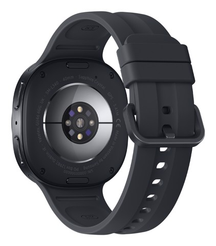 Samsung Galaxy Watch9, 40mm, Graphite, Bluetooth, Design sottile anti-urto, guida al sonno, coaching salute, benessere cardiaco, batteria da 390 mAh, Snapdragon Wear Elite