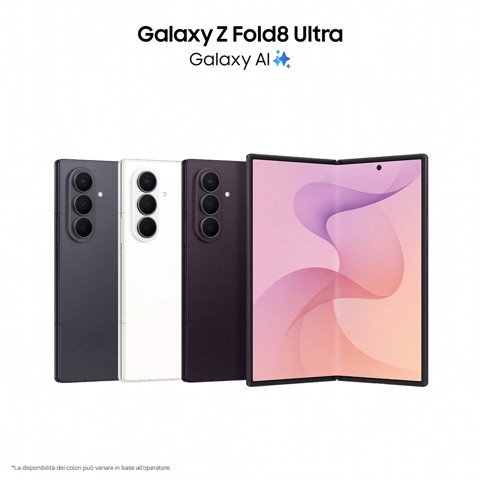 Samsung Galaxy Z Fold8 Ultra, 1TB, Graphite, Processore Potente, Batteria 5000 mAh, Multischermo, RAM 16GB, Camera 200 MP, Now Nudge, Assistente Foto
