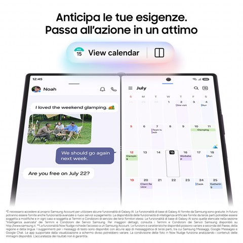 Samsung Galaxy Z Fold8 Ultra, 1TB, Graphite, Processore Potente, Batteria 5000 mAh, Multischermo, RAM 16GB, Camera 200 MP, Now Nudge, Assistente Foto
