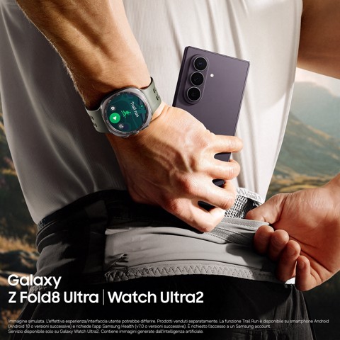 Samsung Galaxy Z Fold8 Ultra, 512GB, Graphite, Processore Potente, Batteria 5000 mAh, Multischermo, RAM 12GB, Camera 200 MP, Now Nudge, Assistente Foto