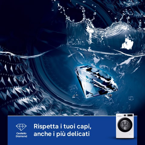 Samsung Lavatrice Crystal Clean™ 9 kg WW90CGC04DAEET