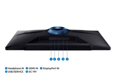 Samsung LS32AG504PP Monitor PC 81,3 cm (32") 2560 x 1440 Pixel Quad HD LCD Nero