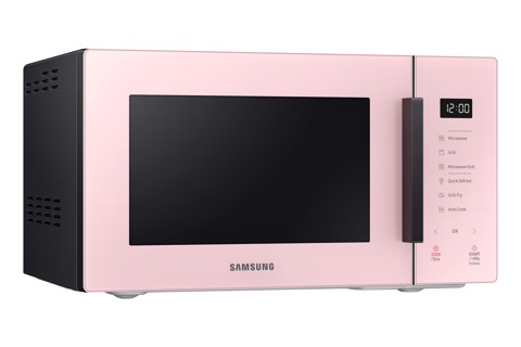 Samsung MG23T5018CP/ET forno a microonde Superficie piana Microonde combinato 23 L 800 W Nero, Rosa