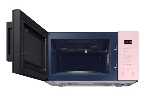 Samsung MG23T5018CP/ET forno a microonde Superficie piana Microonde combinato 23 L 800 W Nero, Rosa