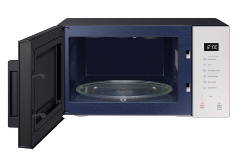 Samsung MG23T5018GE/ET forno a microonde Superficie piana Microonde combinato 23 L 800 W Nero, Bianco