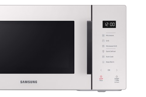 Samsung MG23T5018GE/ET forno a microonde Superficie piana Microonde combinato 23 L 800 W Nero, Bianco