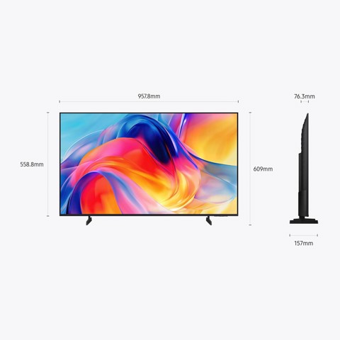 Samsung Mini LED AI TV 43" UE43M70HAUXZT 4K, Processore Mini LED 4K, 4K Upscaling, Color Booster, OTS Lite, Metal Stream Design, Vision AI Smart TV, 2026
