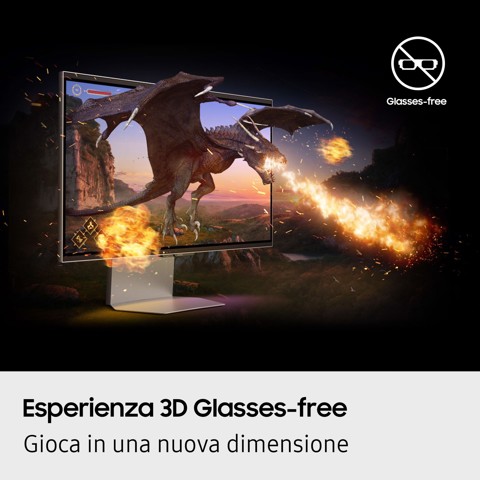 Samsung Monitor Gaming Odyssey 3D da 27'' UHD Flat