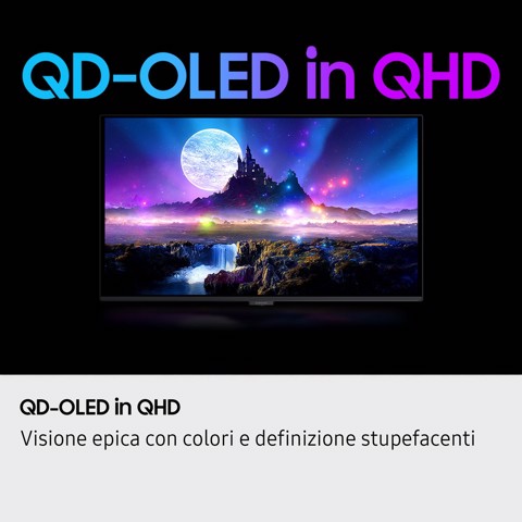 Samsung Monitor Gaming Odyssey OLED G5 - G50SF da 27" QHD Flat
