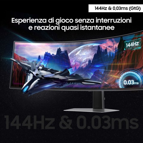 Samsung Monitor Gaming Odyssey OLED G9 - G91SD da 49"
