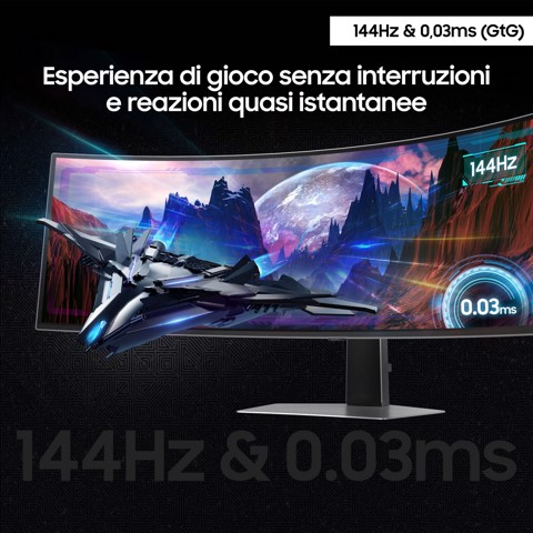 Samsung Monitor Gaming Odyssey OLED G9 - G91SD da 49"