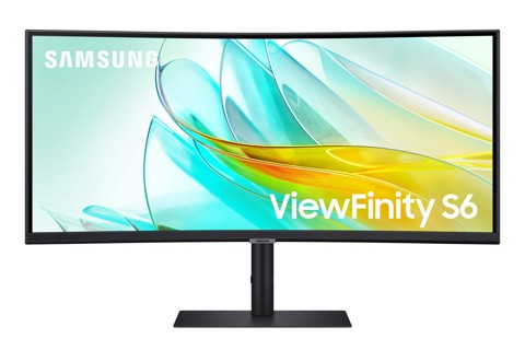 Samsung Monitor HRM ViewFinity S6 - S65UC da 34'' WQHD Curvo