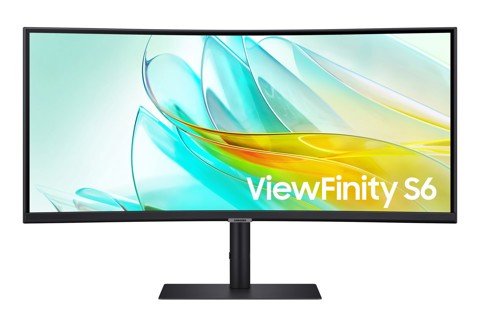 Samsung Monitor HRM ViewFinity S6 - S65UC da 34'' WQHD Curvo