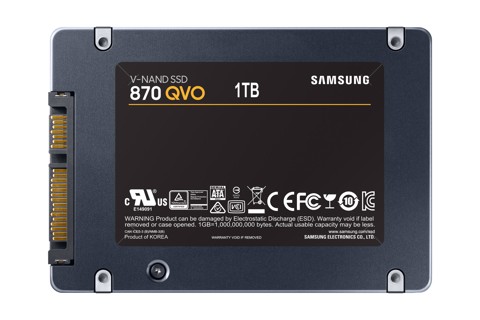 Samsung SSD interno QVO 870 MZ-77Q1T0 2.5" 1 TB Serial ATA III QLC