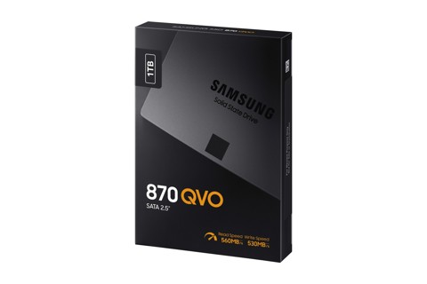 Samsung SSD interno QVO 870 MZ-77Q1T0 2.5" 1 TB Serial ATA III QLC
