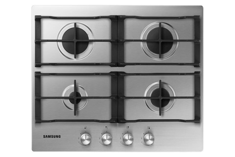 Samsung NA64H3010AS Acciaio inossidabile Da incasso Gas 4 Fornello(i)