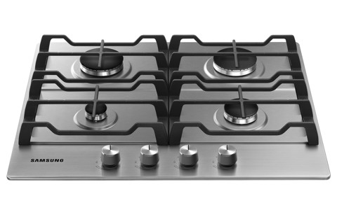 Samsung NA64H3010AS Acciaio inossidabile Da incasso Gas 4 Fornello(i)