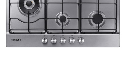 Samsung NA75M3130AS Piano cottura a gas 75cm 5 bruciatori, Inox