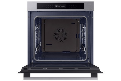 Samsung NV7B4040VBS 76 L 1800 W A+ Nero, Acciaio inossidabile