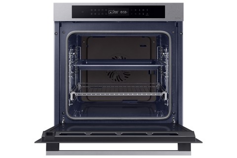 Samsung NV7B4040VBS 76 L 1800 W A+ Nero, Acciaio inossidabile