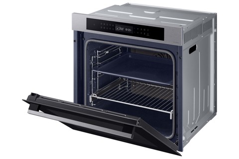 Samsung NV7B4040VBS 76 L 1800 W A+ Nero, Acciaio inossidabile
