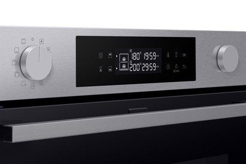 Samsung NV7B45403BS 76 L 2950 W A+ Nero, Acciaio inossidabile