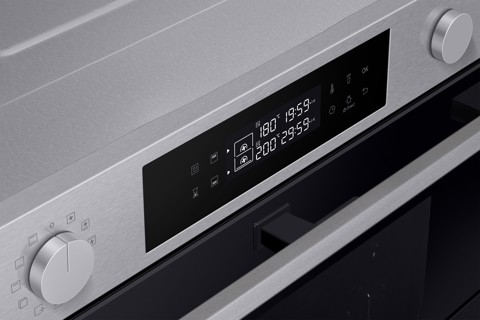 Samsung NV7B45403BS 76 L 2950 W A+ Nero, Acciaio inossidabile