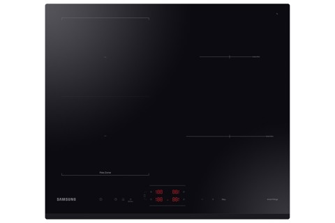 Samsung NZ64B5045GK Piano cottura a induzione 60cm Slim Fit Flex Zone, 4 zone cottura Limitatore di potenza WiFi