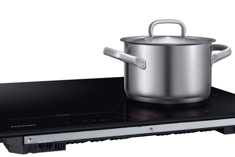 Samsung NZ64B5045GK Piano cottura a induzione 60cm Slim Fit Flex Zone, 4 zone cottura Limitatore di potenza WiFi