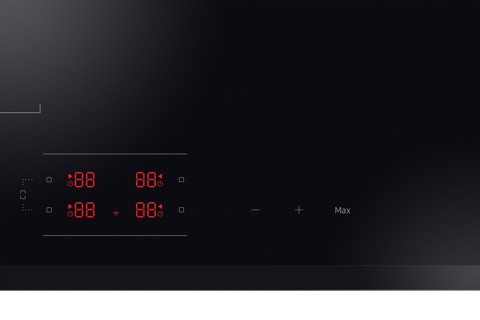 Samsung NZ64B5045GK Piano cottura a induzione 60cm Slim Fit Flex Zone, 4 zone cottura Limitatore di potenza WiFi