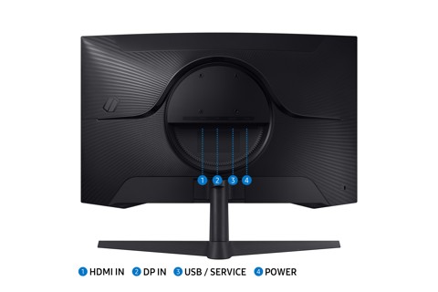 Samsung Odyssey Monitor Gaming G5 - G55C da 27'' QHD Curvo