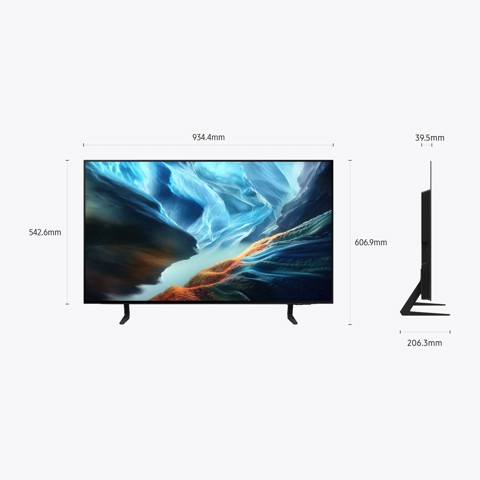 Samsung OLED AI TV 42" QE42S90HAEXZT 4K, Processore NQ4 AI Gen3, 4K AI Upscaling Pro, Glare Free, OLED HDR+, Motion Xcelerator 165Hz, Dolby Atmos & OTS Lite, Laser Slim Design, Vision AI Smart TV, 2026