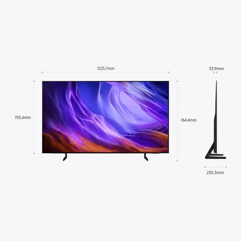 Samsung OLED AI TV 55" QE55S85HAEXZT 4K, Processore NQ4 AI Gen2, 4K AI Upscaling, Schermo antiriflesso, OLED HDR, Motion Xcelerator 120Hz, Dolby Atmos & OTS Lite, Contour Design, Vision AI Smart TV, 2026