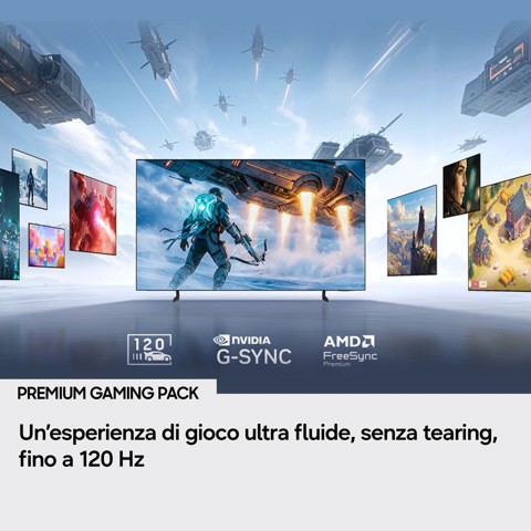 Samsung OLED AI TV 55" QE55S85HAEXZT 4K, Processore NQ4 AI Gen2, 4K AI Upscaling, Schermo antiriflesso, OLED HDR, Motion Xcelerator 120Hz, Dolby Atmos & OTS Lite, Contour Design, Vision AI Smart TV, 2026