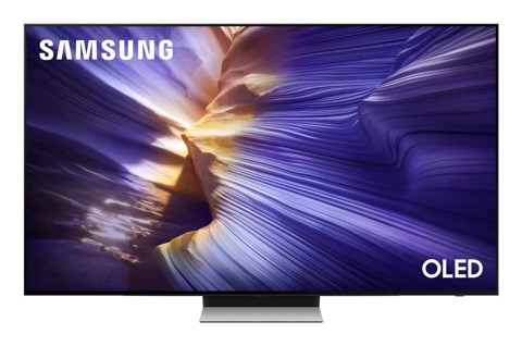 Samsung OLED AI TV 55" QE55S90FAEXZT 4K, Processore NQ4 AI Gen3, 4K AI Upscaling Pro, Schermo antiriflesso, OLED HDR, Dolby Atmos & OTS Lite, Laser Slim Design, Vision AI Smart TV, 2025