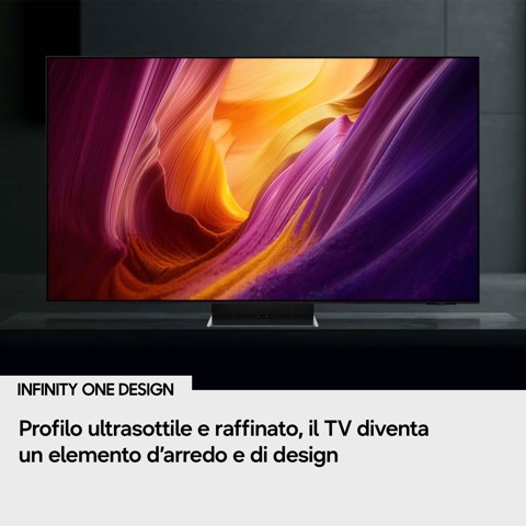 Samsung OLED AI TV 55" QE55S95HFTXZT 4K, Processore NQ4 AI Gen3, 4K AI Upscaling Pro, Glare Free, OLED HDR Pro, Motion Xcelerator 165Hz, Dolby Atmos & OTS+, Infinity One Design, Vision AI Smart TV, 2026