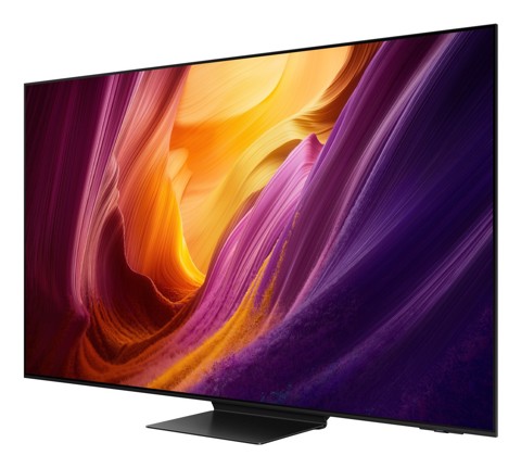 Samsung OLED AI TV 55" QE55S95HFTXZT 4K, Processore NQ4 AI Gen3, 4K AI Upscaling Pro, Glare Free, OLED HDR Pro, Motion Xcelerator 165Hz, Dolby Atmos & OTS+, Infinity One Design, Vision AI Smart TV, 2026