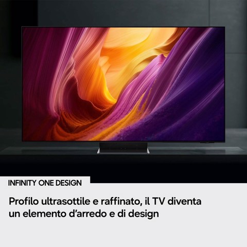 Samsung OLED AI TV 55" QE55S95HFTXZT 4K, Processore NQ4 AI Gen3, 4K AI Upscaling Pro, Glare Free, OLED HDR Pro, Motion Xcelerator 165Hz, Dolby Atmos & OTS+, Infinity One Design, Vision AI Smart TV, 2026