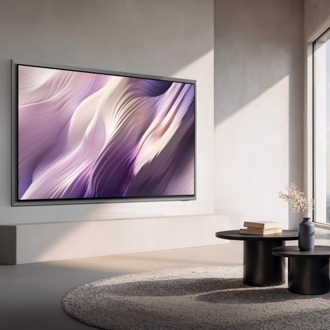 Samsung OLED AI TV 55" QE55S99HATXZT 4K, Processore NQ4 AI Gen3, 4K AI Upscaling Pro, Glare Free, OLED HDR Pro, Motion Xcelerator 165Hz, Dolby Atmos & OTS+, FloatLayer Design, Vision AI Smart TV, 2026