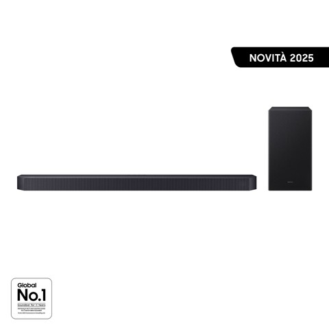 Samsung Q-series Soundbar HW-Q600F/ZF, Audio 3.1.2 canali , Wireless Dolby Atmos, 2025